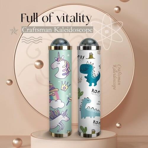 Real location kaleidoscope multi prism childrens primary school childrens nostalgic toys new year birthday gift engraving