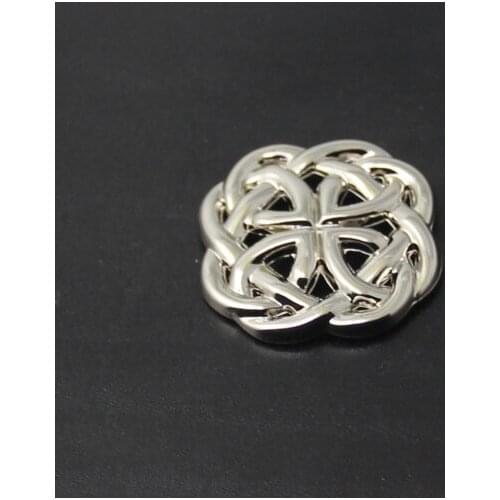 KBM12) Wholesale 50pc 1-1/8'' (3.0cm) Western Round Concho Saddlery Concho Leathercraft Silver