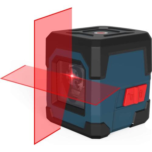 HANMATEK LV1 Laser Level Cross Line Laser with Measuring Range 50ft, Self-Leveling Vertical and Horizontal Line