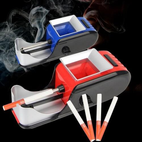 Filling Materials Smoking Accessories EU/US Plug Tobacco Roller Cigarette Rolling Machine DIY Tobacco Rolling Injector