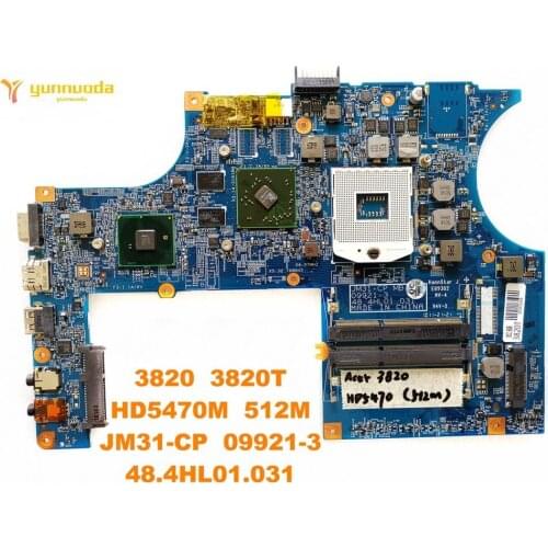 Original for ACER 3820 laptop motherboard 3820 3820T HD5470M 512M JM31-CP 09921-3 48.4HL01.031 tested good free shipping