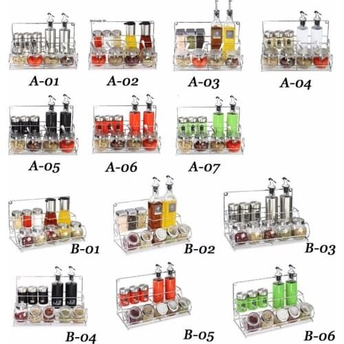 Condiment Set Glass Seasoning Bottles Kitchen Container Seasoning Jar Olive Oil Jars For Spices Salt And Pepper Chilisauce