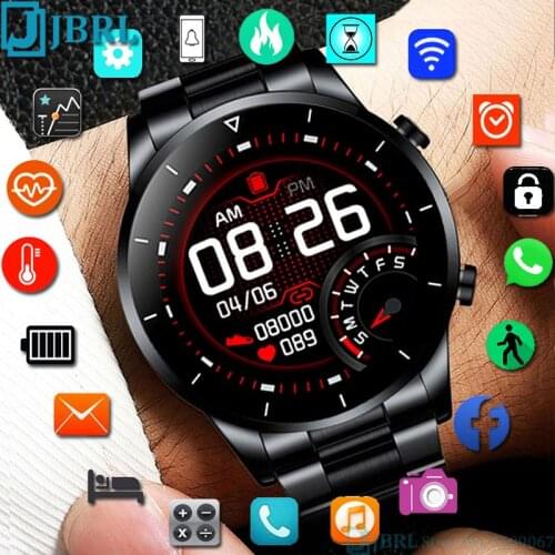 New 2021 Smart Watch Men Male Smartwatch Electronics Smart Clock For Android IOS Fitness Tracker Touch Bluetooth Smart-watch