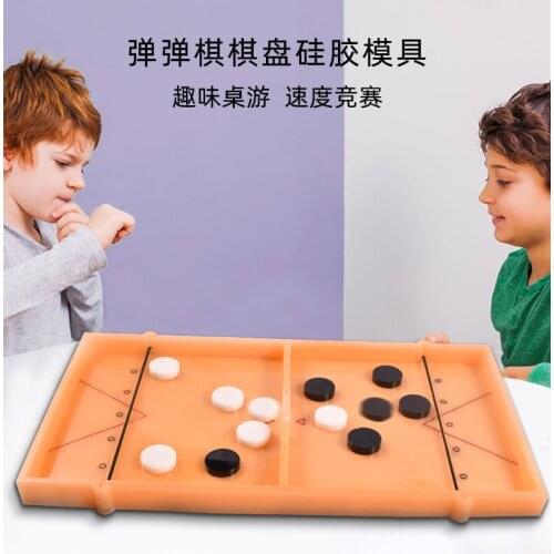 2021 New transparent Silicone Mold Rectangle Chessboard Toy Silicone Mold 1 pcs