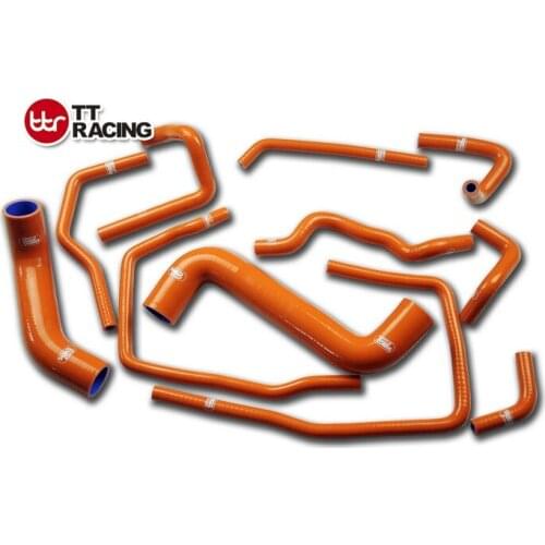 SA1803DOR- 11PCS SUBARU IMPREZA WRX GDA/GGA;STi GDB/GGB EJ20 silicone hose 2000-2005 Orange