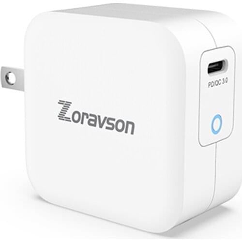 [GaN Tech] USB Type C 61W Wall Charger,Fast Charging Power Delivery with Foldable Plug for MacBook Pro/Air,iPad Pro 2018, iphone