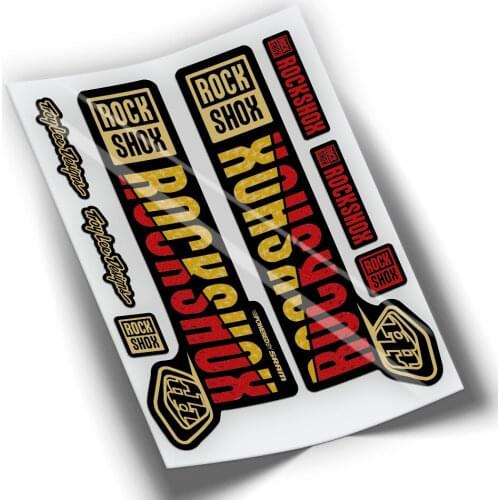 Pegatinas hairpin clip ROCKSHOX TROY LEE DESIGNS WP280