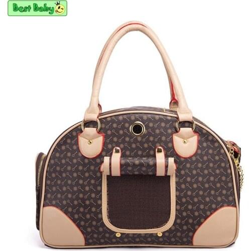 Luxury Pet Transportation Tote Bags For Small Little Dogs Carrier Outdoor Foldable Portable Carrying Chihuahua Yorkshire Handbag