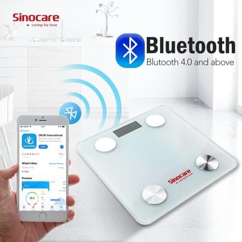 Body Fat Scale Smart Wireless Digital Bathroom Weight Scale Body Composition Analyzer With Smartphone App Bluetooth
