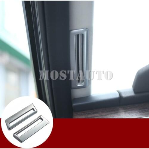 For Land Rover Discovery 5 L462 Inner Front Pillar Air Vent Trim Cover 2017-2018 2pcs Car Decor Car Accesories Interior Car Trim