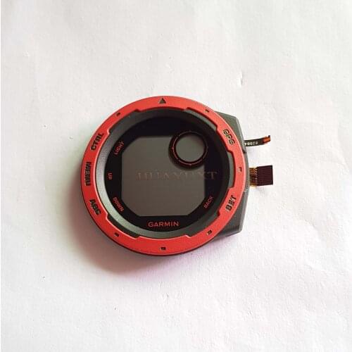 Original LCD Display Screen Panel Repair Part for Garmin Instinct Rugged（Red）GPS Sport Watch Accessories Used