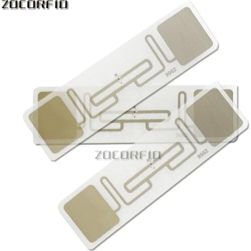 10pcs 73.5*21.2mm rfid gen2 uhf paper tag with Alien H3 chip used for warehouse management