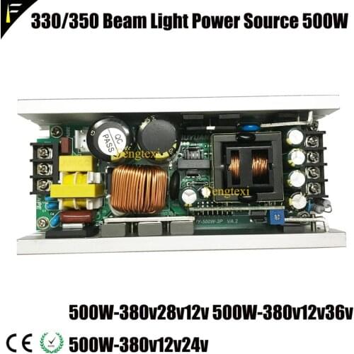 10R/R10 280w Spot Beam Moving head Light Power Board Supply 500w 380v28v12v Moving Light Power Supply Board JY-500-380+28+12