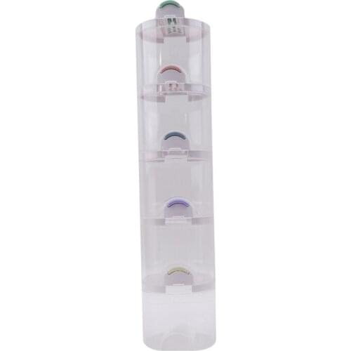 5pcs/set Creative Transparent Stackable Seasoning Cans Kitchen Spice Rack Kitchen Supplies