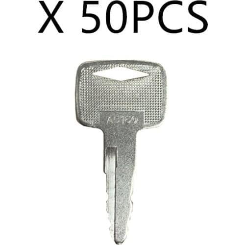 50 Pcs Key for Caterpillar CAT Mitsubishi FG Series Forklifts 91A07-01910 A5160 Free Shipping