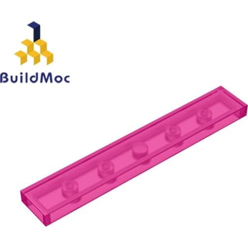 BuildMOC Assembles Particles 6636 1x6 For Building Blocks Parts DIY enlighten block brick