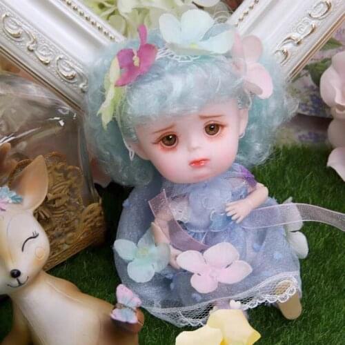 DBS 1/12 BJD Doll Full Set Mini OB11 DODO Series Cute Makeup 14cm Ball Jointed Dolls DIY Toy Dolls For Girls