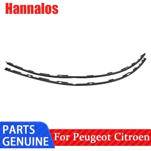 For Peugeot 308 408 front bumper lower deflector strip black decorative strip 9674579780 9676525180 original brand new
