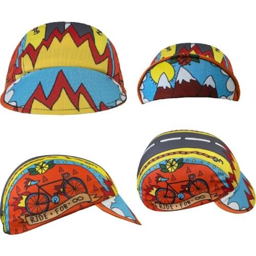 Ride for Infinity Cycling Cap Men And Women Bike Wear Headdress Cycling Hat Caps Road Mountain Bike Race Headwear