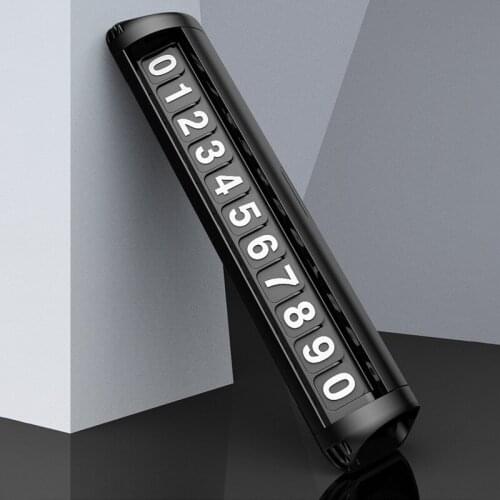 Temporary Car Parking Card Car Temporary Stop Sign Telephone Number Car Parking Card Stop Phone Number Card Plate