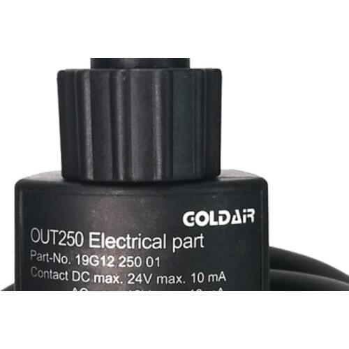 Compressor electronic oil pressure difference switch OUT250 instead of INT250 FR Fujio electronic oil pressure difference