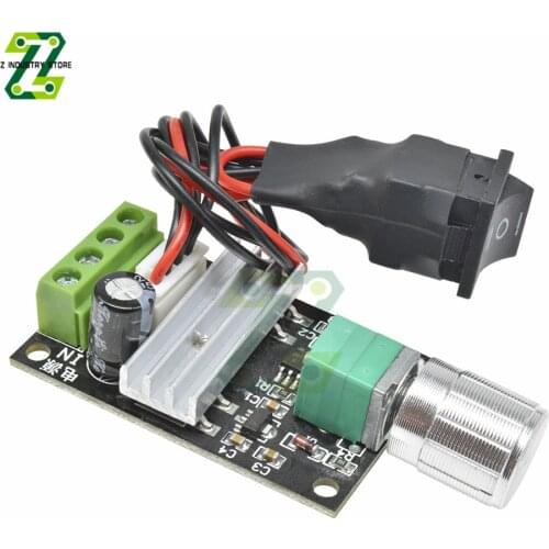 DC6-28V Motor Speed Controller 3A 80W PWM Motor Speed Controller Regulator Adjustable Reversible Controller