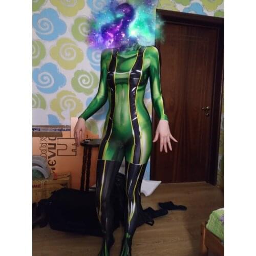 My Hero Academia Froppy Tsuyu Asui Cosplay Costume Spandex Zentai Suit Women Girls Boku no Hero Academia Bodysuits Kids/Adults