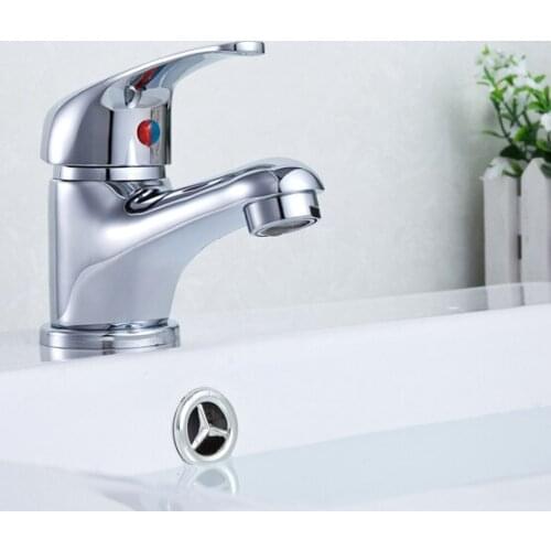 L14104 - Luxury Polish & Chrome Finish Wash Basin Faucet Deck Mounted Brass Basin Tap