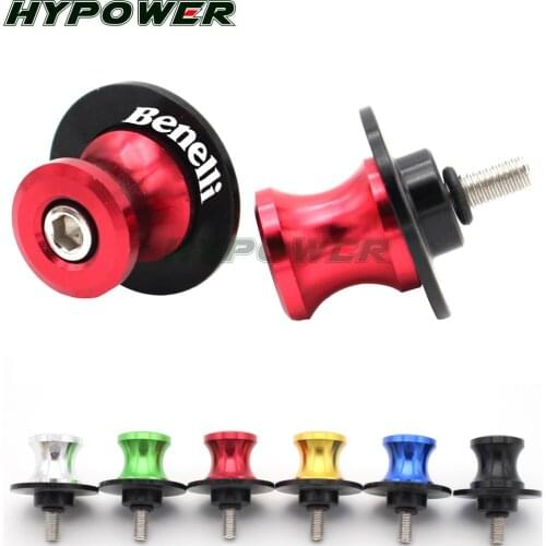 Motorcycle CNC Aluminum Swingarm Spools Slider Stand Screws M6 For Benelli BN600 2013-2015/ BN302 2014-2015/ BN 600/302