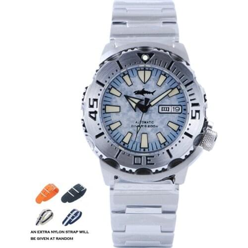 HEIMDALLR Men Diver Watch Mens Automatic Watches Sport Mechanical Diving 200M Waterproof Luminous Sapphire NH36 Monster V2