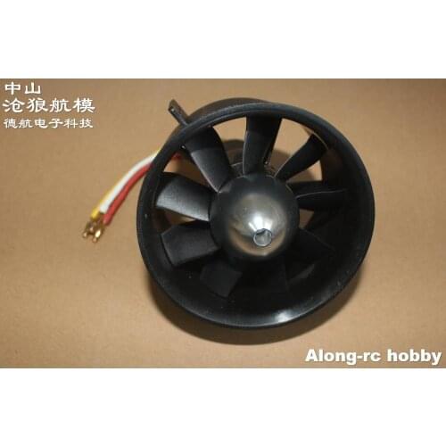 Free shipping Freewing E72213 3672-1900kV new 9 blades 90mm duct fan inrunner motor 6S EDF 4200g thrut for 90 mm RC plane