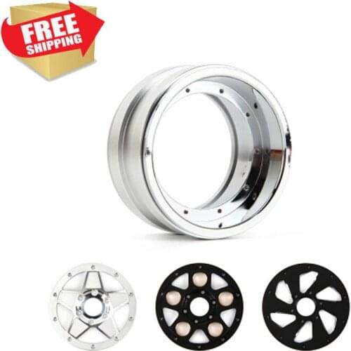 RC Beadlock Wheel Rim 4pcs 2.2 Inch With Multi-combination For 1:8 1:10 RC Rock Crawler trax TRX-4 Axial SCX10 90046 TF2