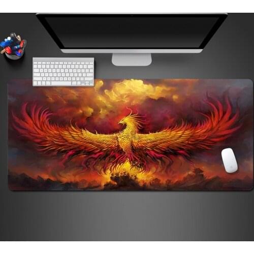 Phoenix Born From Fire Mouse Pad Best Gift Anime Mouse Pad Keyboard Fashion Computer Mouse Pad Higt Quality Laptop Game Pad