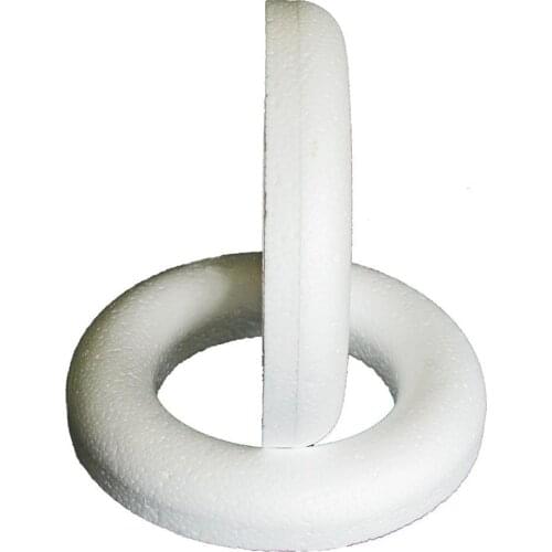 Craftmill Half Rounded Polystyrene Rings / Wreaths 25cm (2500mm) - Box of (5)