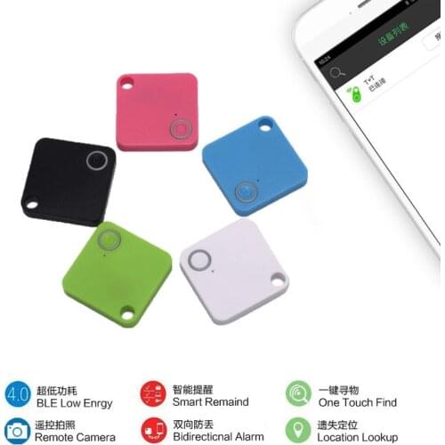 Smart Key Finder Mini Bluetooth GPS Tracker Device Car Motor Alarm Tile Wallet Keys Alarm Locator Realtime Kids Pets Anti-Lost