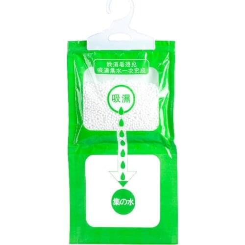 Hanging Type Wardrobe Dehumidification Bag Moisture Proof and Mould Proof Clothes Desiccant Desiccant 100g * 5 Bags