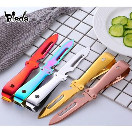 Multifunctional Fruit Peeler Kitchen Vegetable Peeling Tools Metal Potatoes Fruit Apples Skin Slicer Kitchen Tool