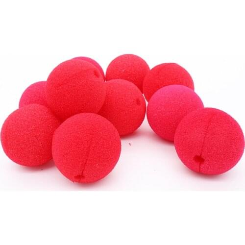 10pcs Red Sponge clown nose Cosplay props party funny stage Performance props festival make up clown nose supplies