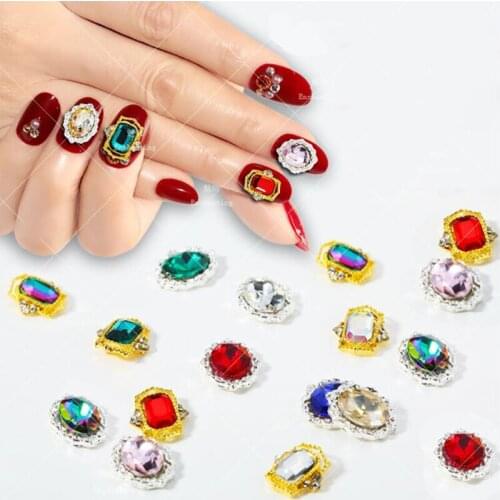 10Pcs New Crystal Diamonds Nail Art Decorations Nail Jewelry 3D Rhinestones nail art decorations jewelry nail decoration
