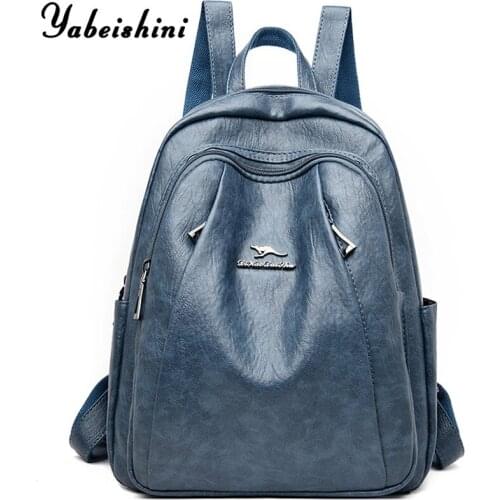 2020 Women Genuine Leather Backpacks High Quality Femme Ladies Bagpack Luxury Designer Backpack Brand Casual Sac A Dos mochila