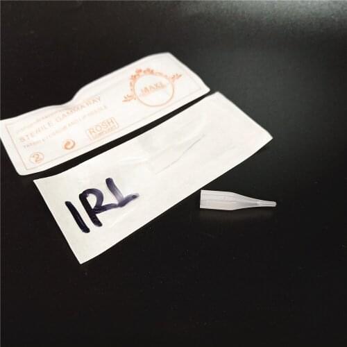 500Pcs individual Package Permanent Makeup plastic Tattoo TIPS Nozzles disposable tattoo eyebrow Needle tips nozzles 1RL 3F 5F