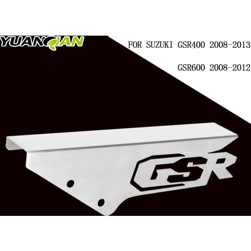 Motorcycle Accessories GSR600 GSR400 Chain Guard Protector Cover Stainless Steel For SUZUKI GSR 400 600 2008-2013 2009 2010 2011