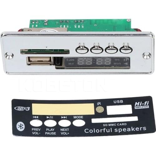 Bluetooth Hands-free Car MP3 Decoder Board Module USB Player Integrated ZTV-M01BT Remote Control USB FM Aux Radio