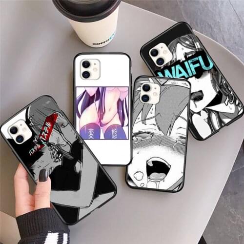 Hentai Harajuku Anime Girl Phone Case For iphone 12 11Pro Max 11 XR XS Max X 8 7 6 6S Plus 5 5S SE 2020 soft Cover Shell