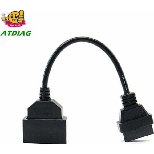 OBD OBD2 Diagnostic Connector 22 Pin to 16 Pin For Toyota 22PIN OBDII Cable Adapter Transfer For Toyota 22Pin to OBD2 16Pin