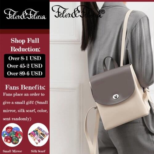 FELIX&FELICIA Womens Casual Backpacks
