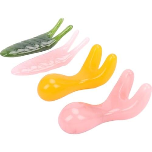 Skin Relaxing Hand Massage Tool Natural Resin Scraper SPA Body Back Relax Massage Scraping Guasha Beeswax Board