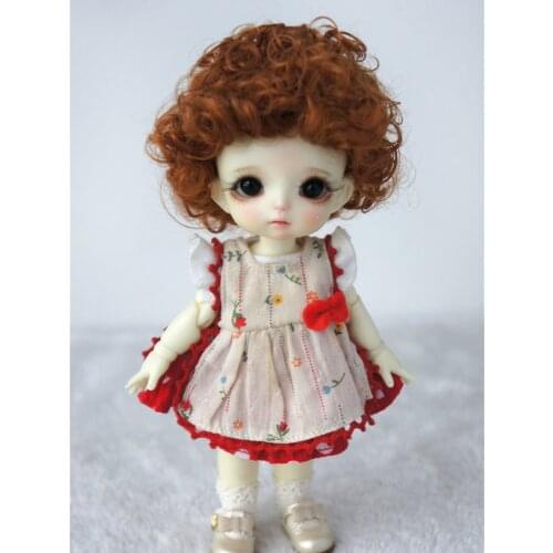 JD522 5-6inch 6-7inch 1/8 1/6 Mini Curls Synthetic Mohair Doll Wigs OB11 YOSD BJD doll accessories
