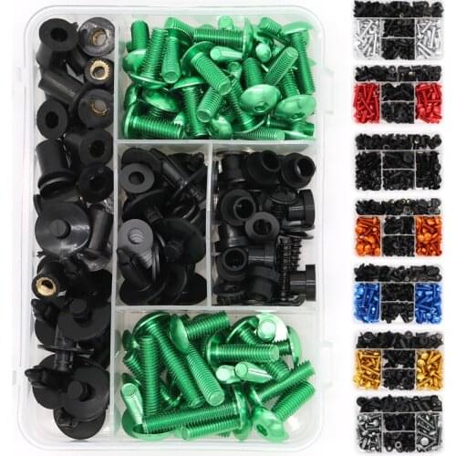 M6 M5 Motorcycle Full Fairing Bolts Kit Fit For Kawasaki ZX-6R ZX7R ZX9R ZX10R Ninja400 Versys650 1000 Z650 Z750 Z800 Z900 Z1000