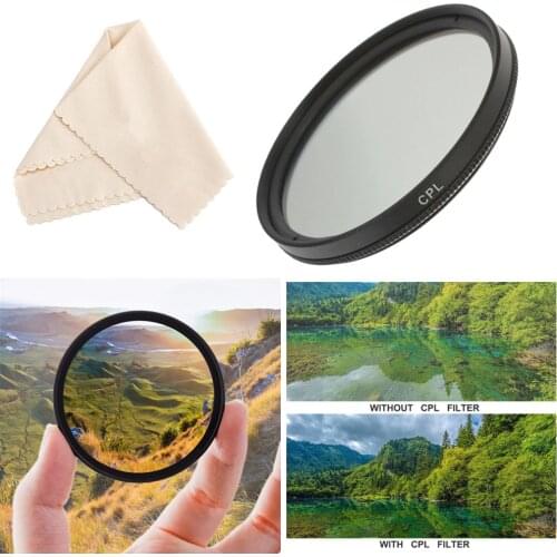 Circular Polarizing CPL Filter 62 67 72 77 82 86 mm for Nikon Canon Sony Fujifim Olympus Pentax Panasonic Camera lens